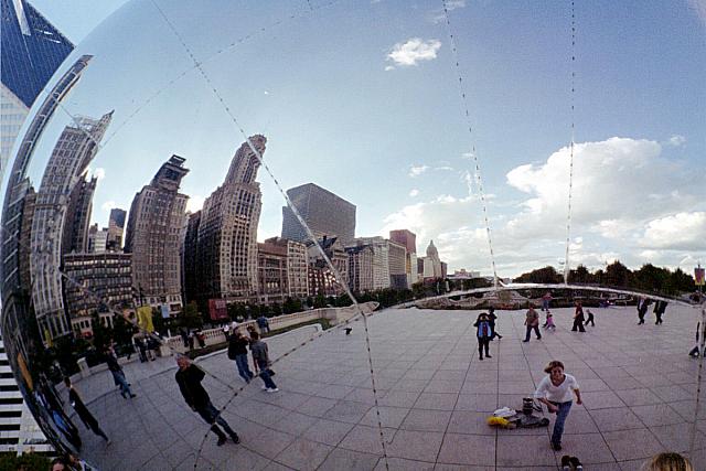 Cloud Gate Under Construction