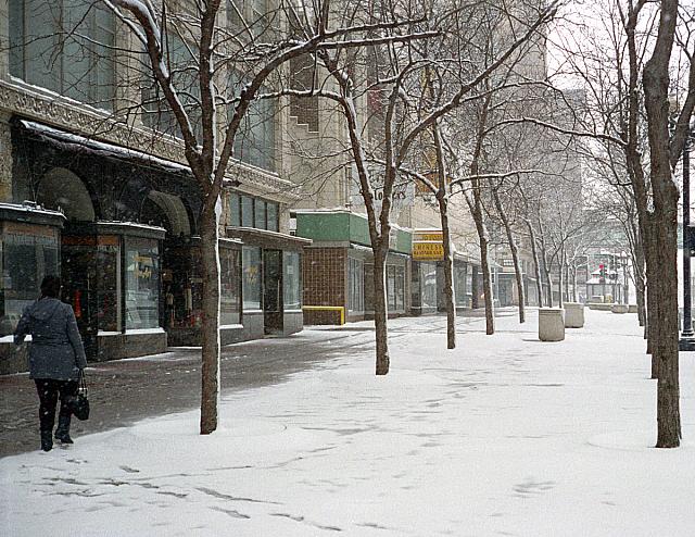 Snow scene Omaha
